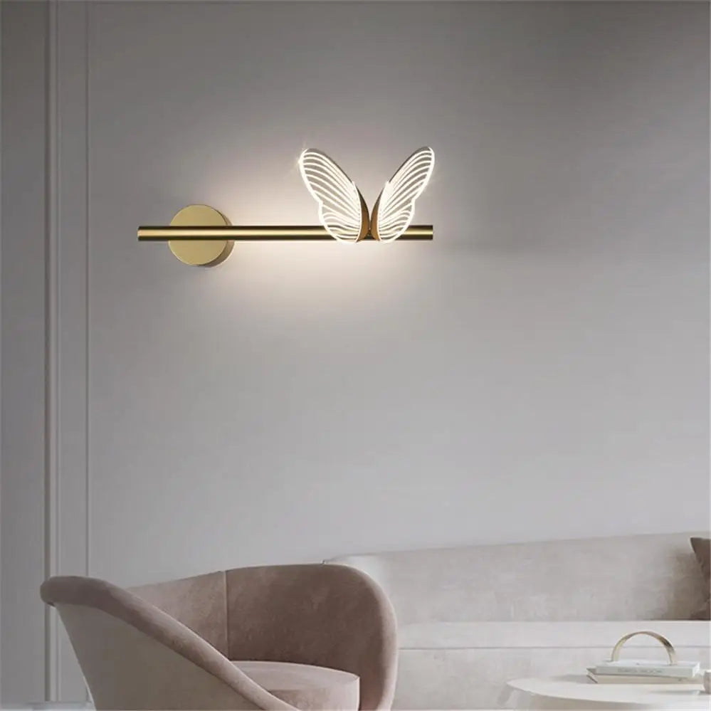 Applique murale Papillon doré - Light Deco