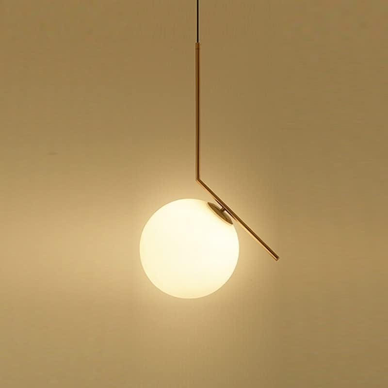 Suspension Mono simple à boule blanche