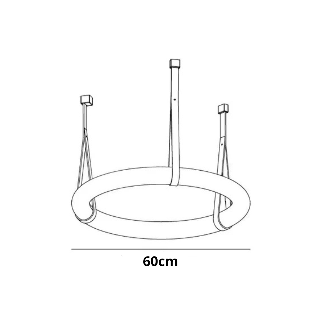 Lustre à effet marbre naturel luxueux minimaliste à ceinture similicuir noire