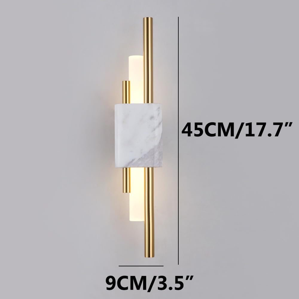 Applique murale en marbre naturel blanc