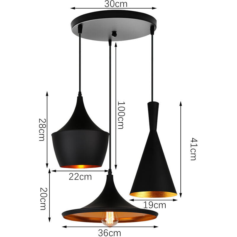 Suspension pour cuisine ou table à manger