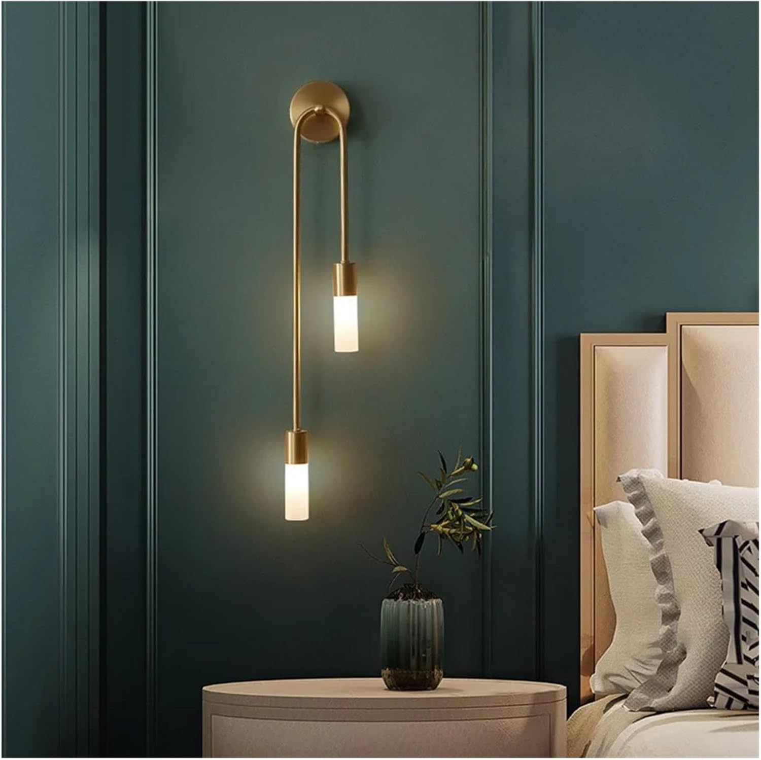 Applique murale laiton pour moulure simple