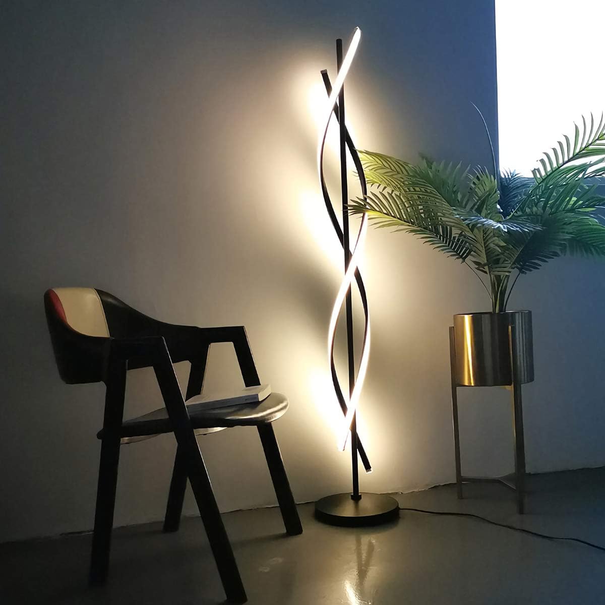 Lampadaire INFINIX en noir à led - Light Deco