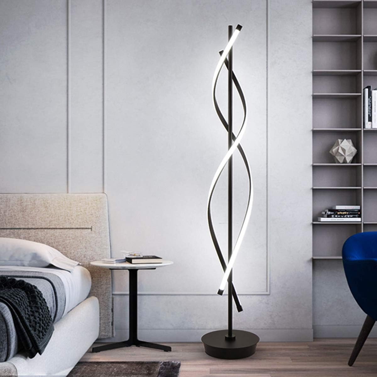 Lampadaire INFINIX en noir à led - Light Deco