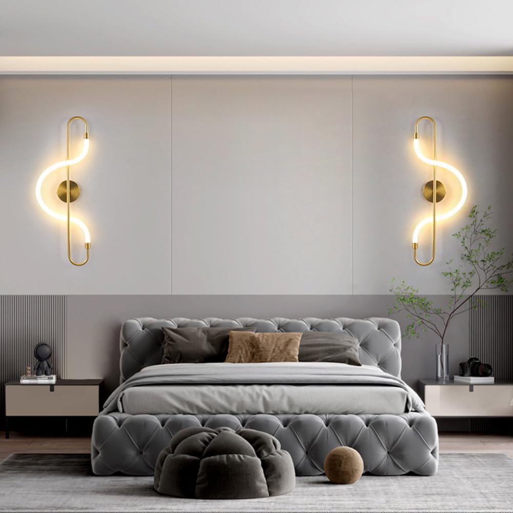 Applique murale Indila en laiton