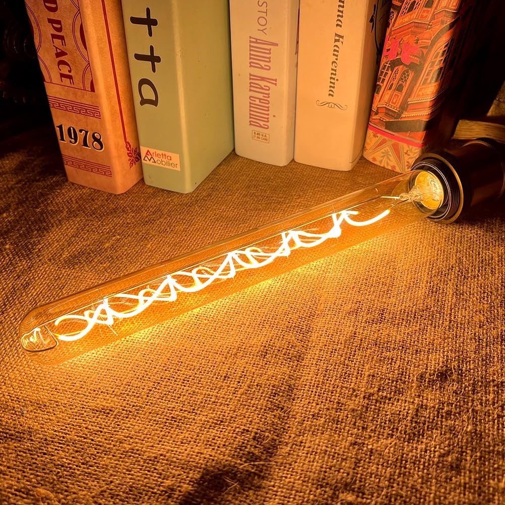 Ampoules Tubes Filament E27 LED 4W T300 3000k ( lumière jaune )