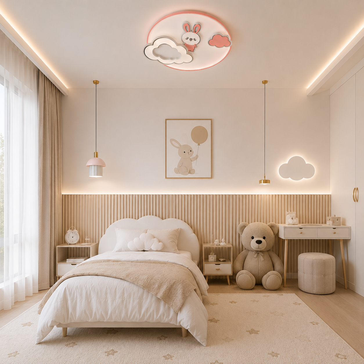 Plafonnier Décoratif Mimi pour Chambre Enfant Fille