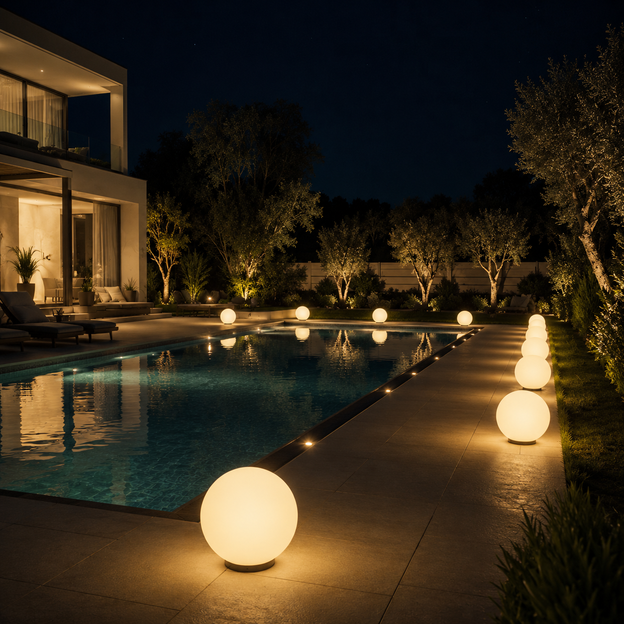Boule Lumineuse Éclairage Jardin