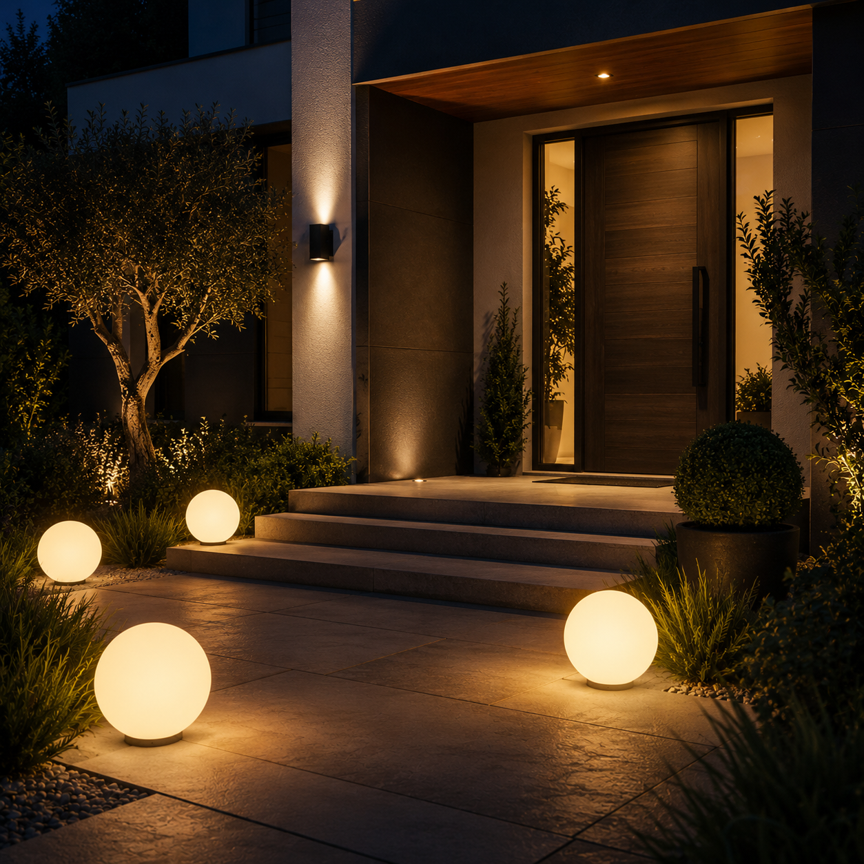 Boule Lumineuse Éclairage Jardin