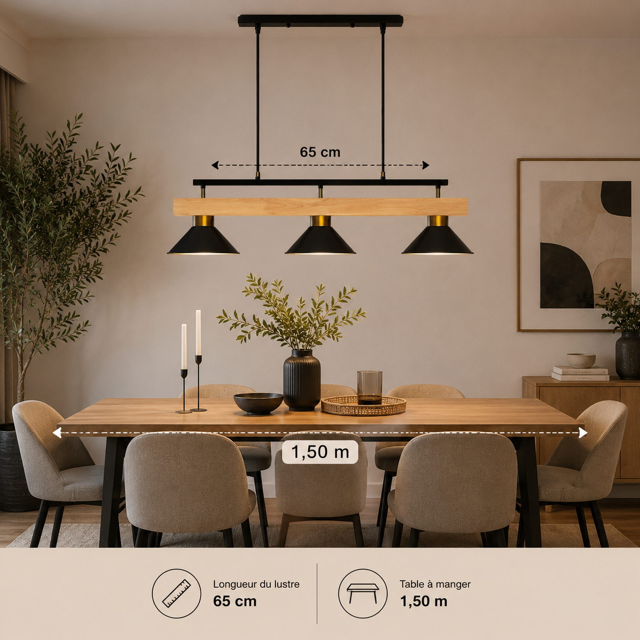 Lustre Vintage pour salle à manger ou terrasse