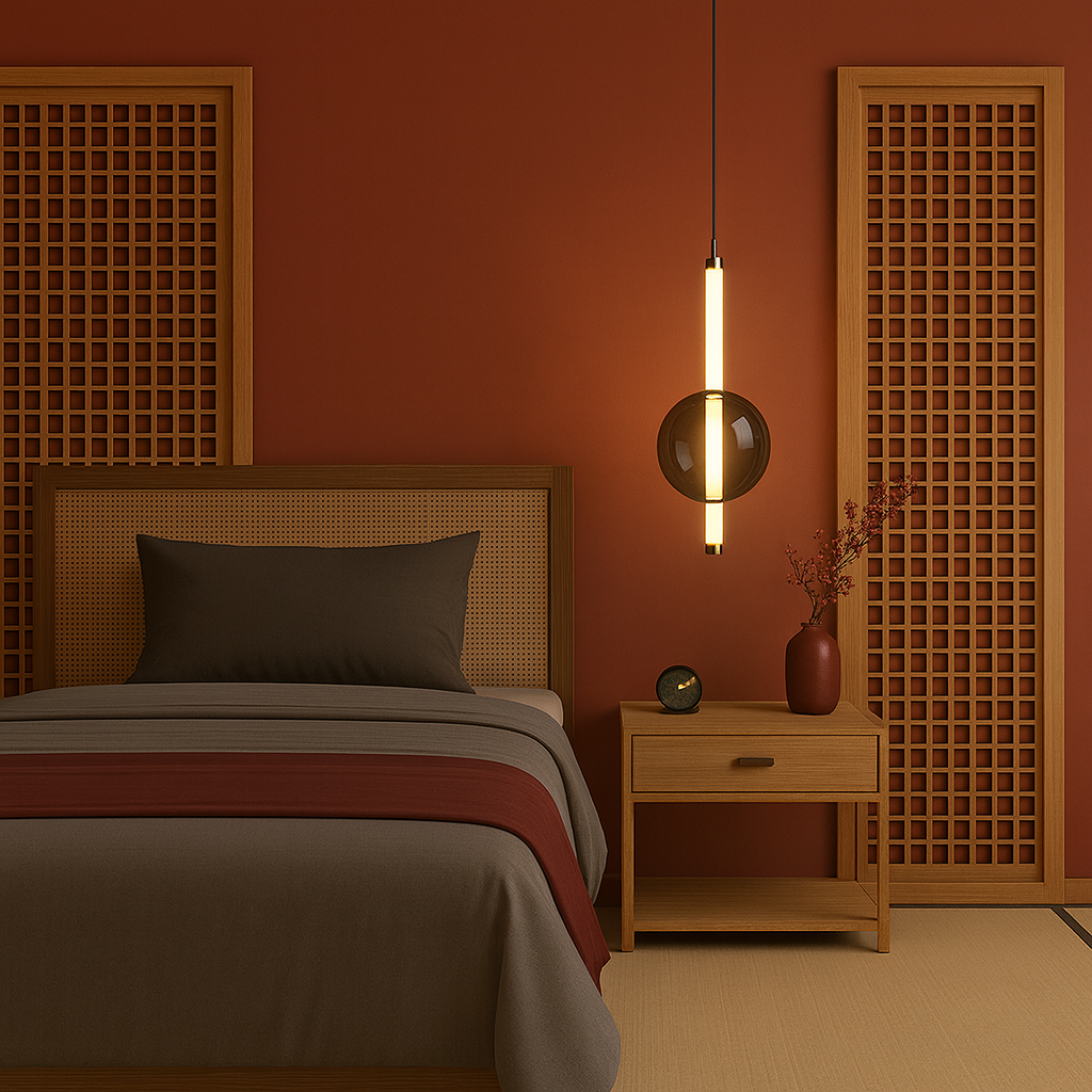 Suspension en verre soufflé moderne