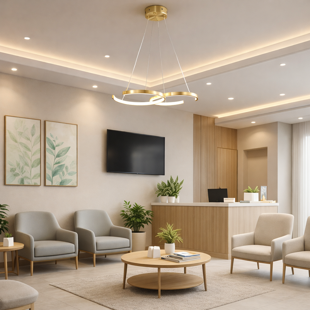 Suspension Channel laiton acrylique moderne