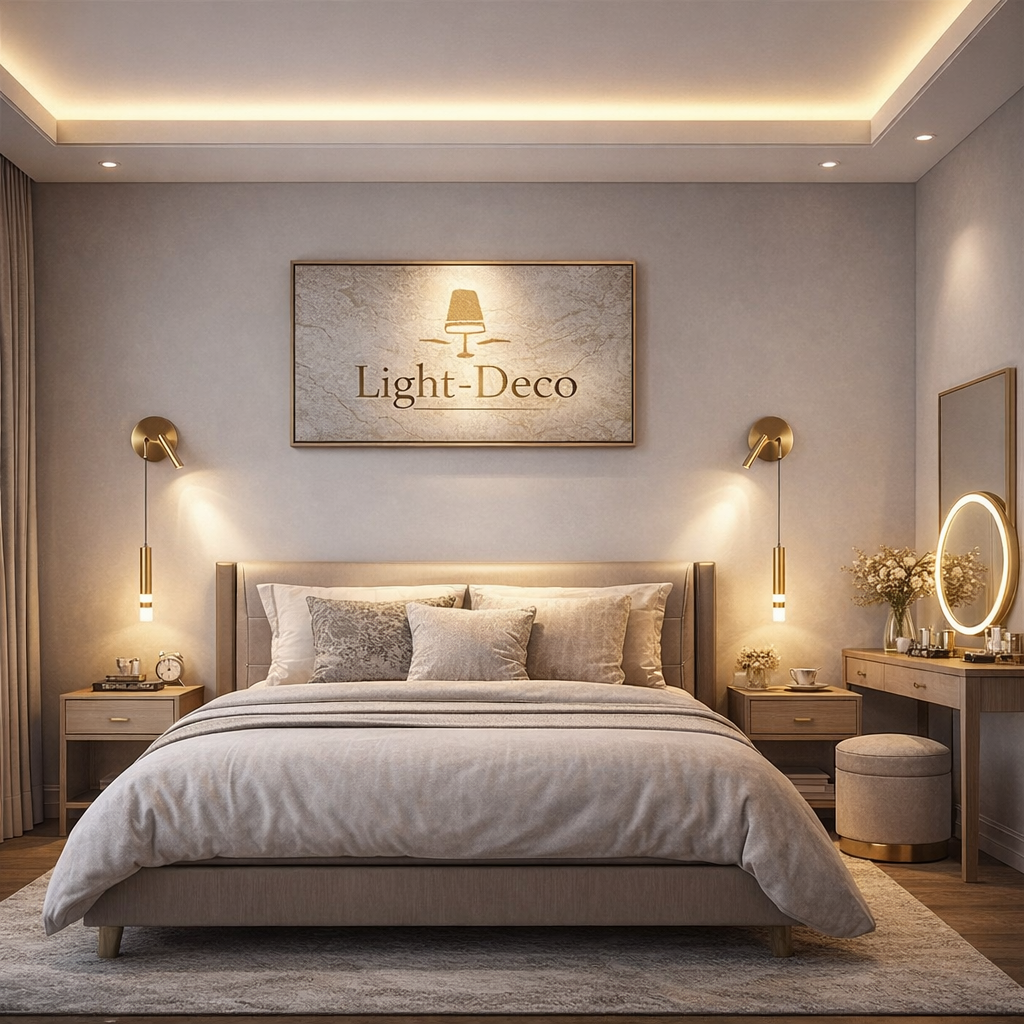 Applique murale & Liseuse doré orientable 2 en 1