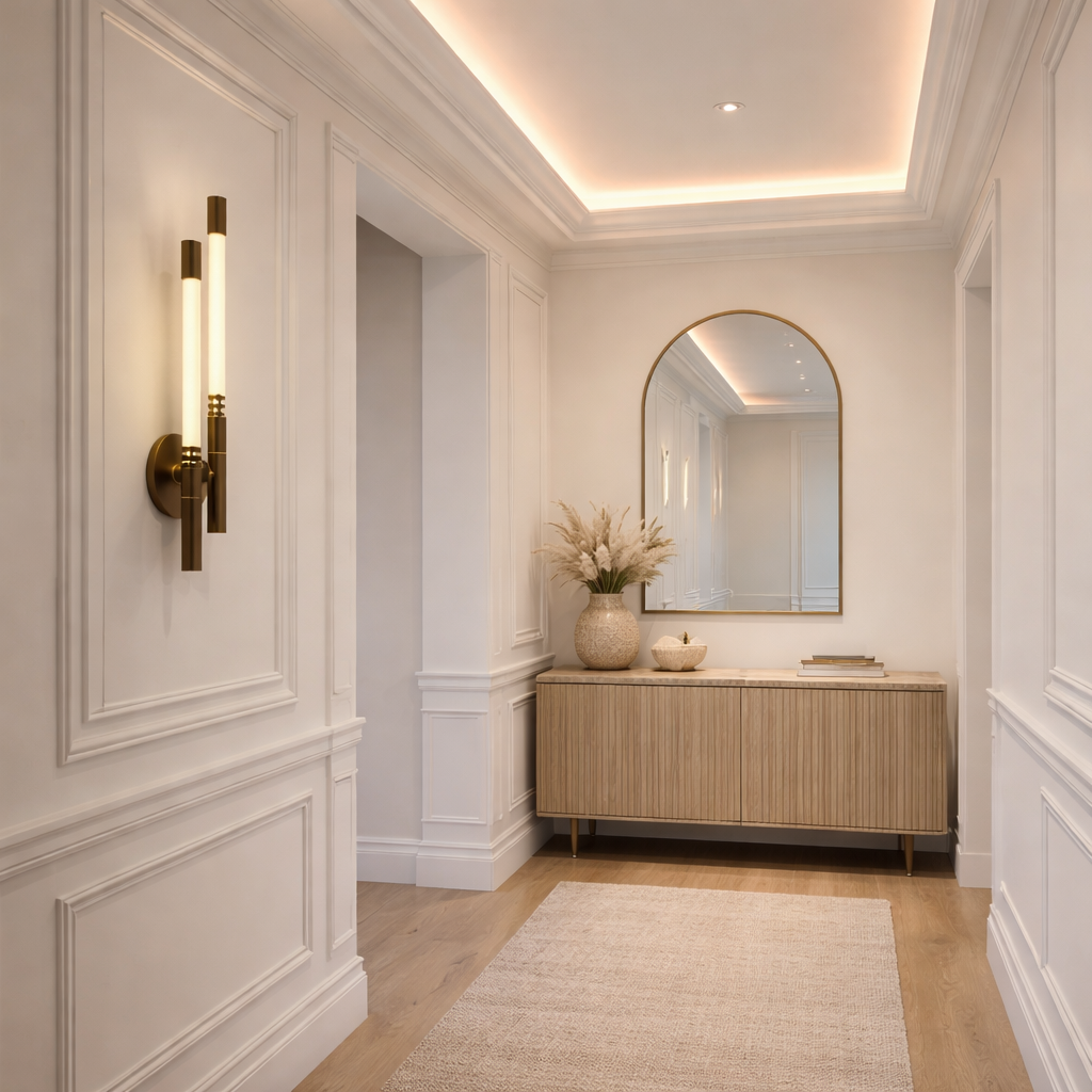 Applique murale Twin's noire minimaliste