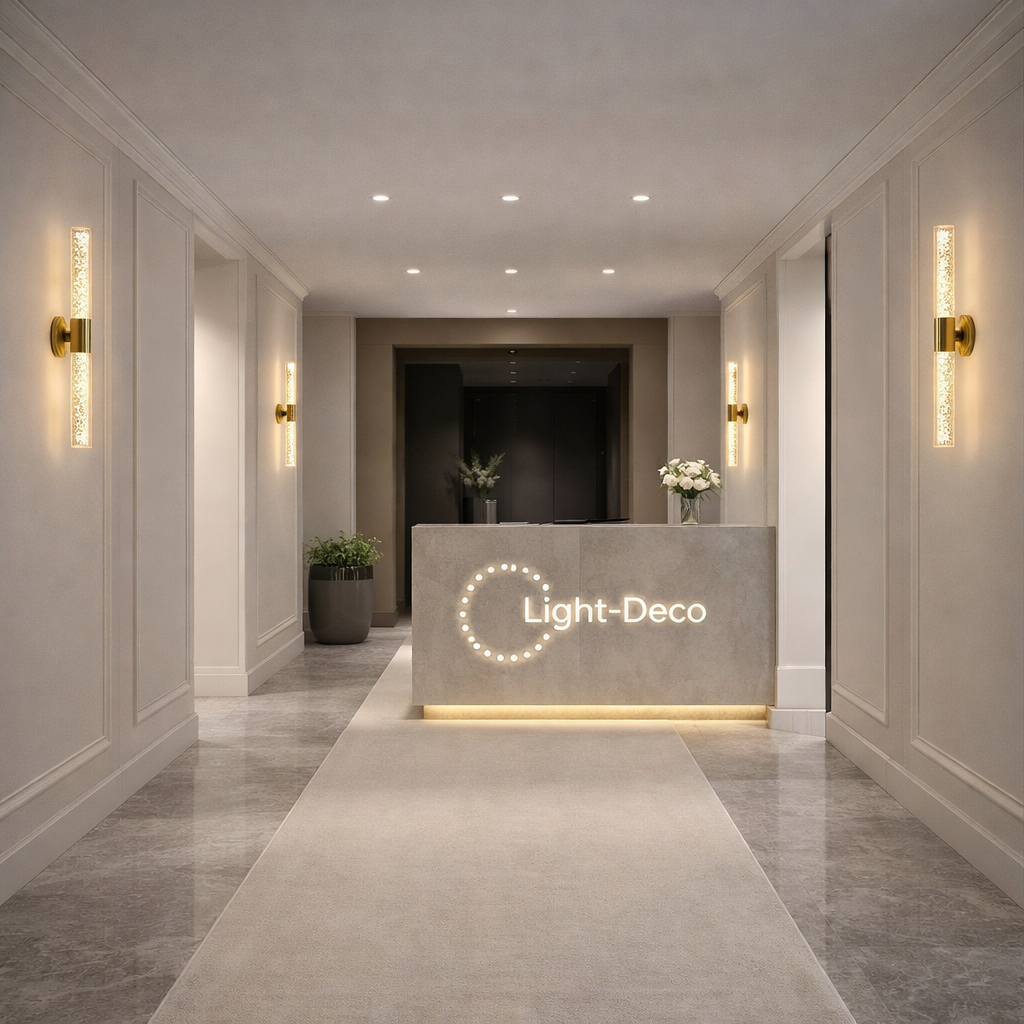 Applique murale en verre craquelé et motif en laiton