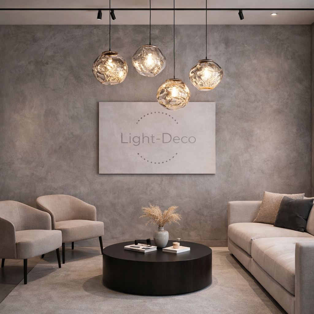 Suspension Silver à effet miroir