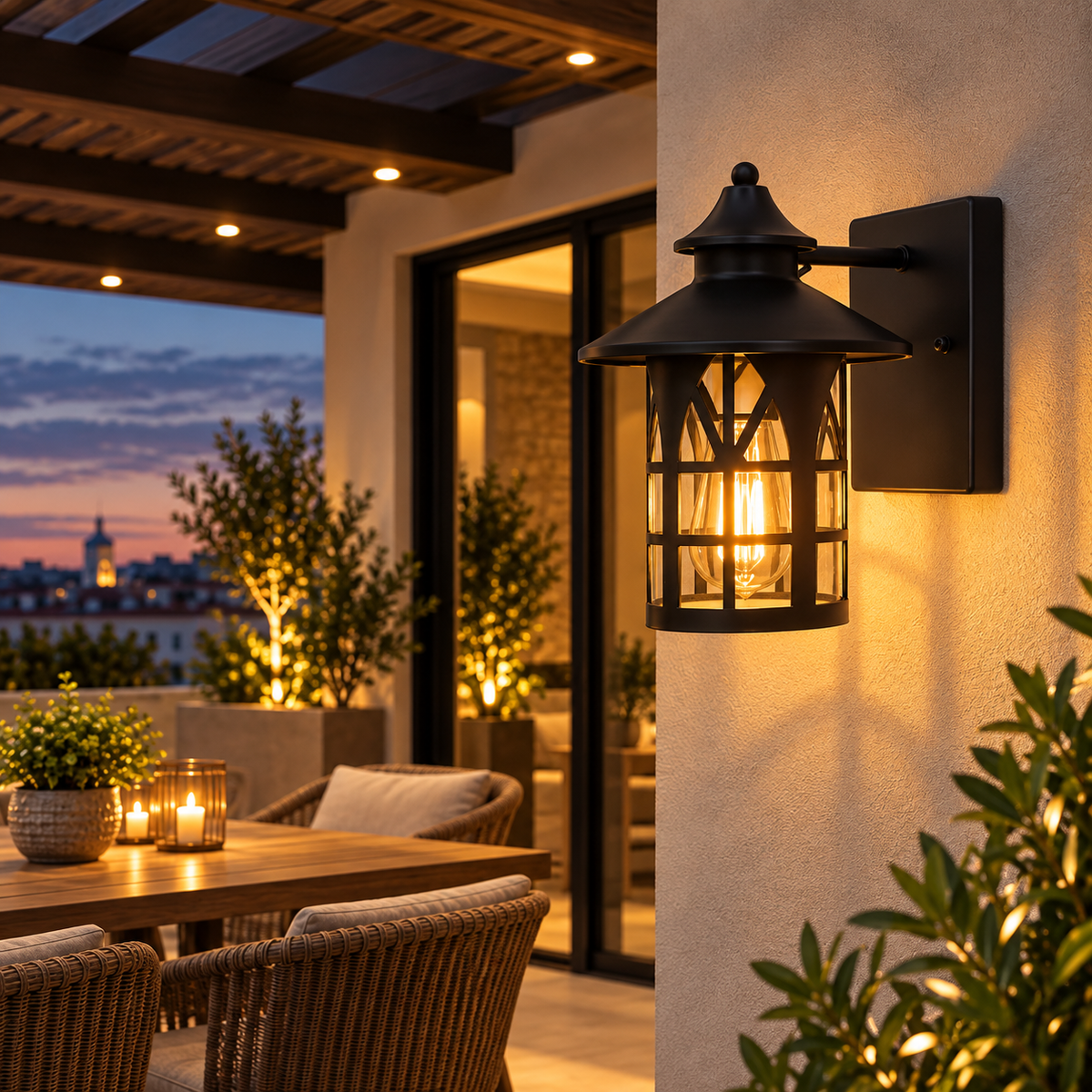 Applique murale pour terrasse ou balcon