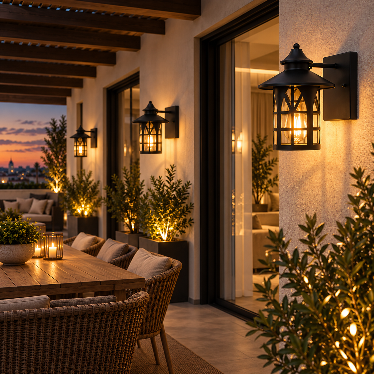 Applique murale pour terrasse ou balcon