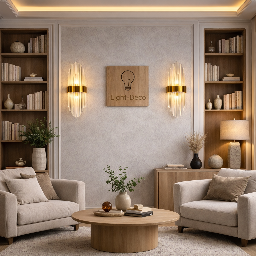 Applique murale Eve en verre cristallin