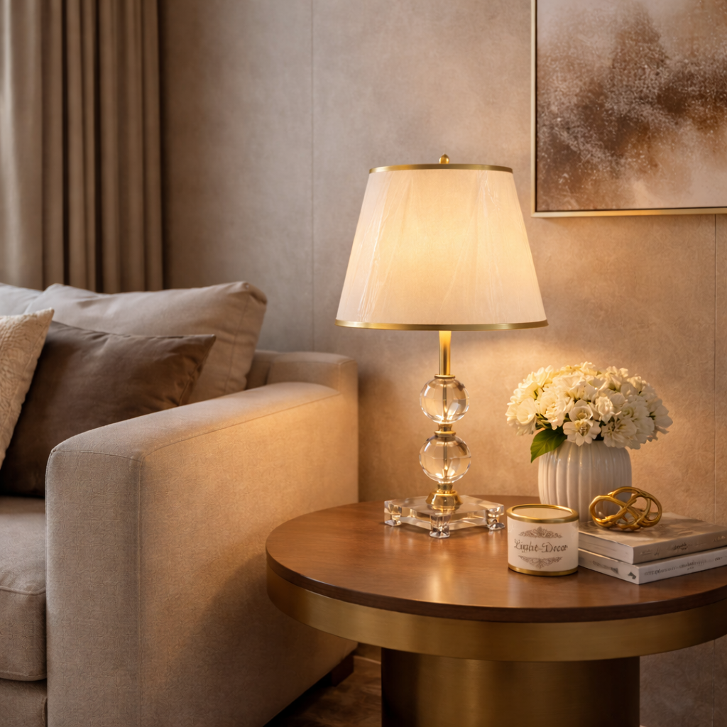 Lampe de chevet au style élégant et raffiné