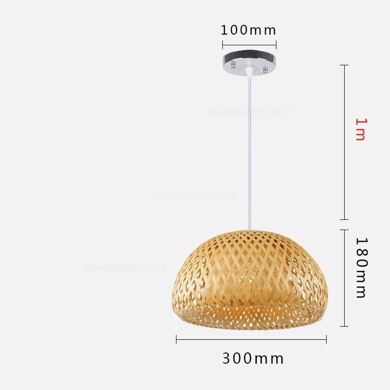 Suspension Bambou naturel C