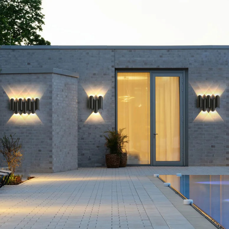 Applique murale Karité en noire d'intérieur et d'extérieur - Light Deco