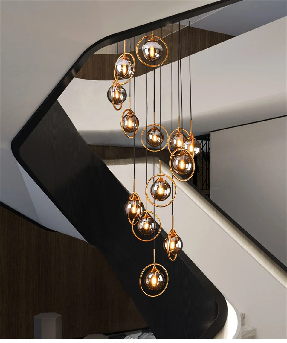 Grand Lustre double hauteur | Luminaires au Maroc | Light Deco