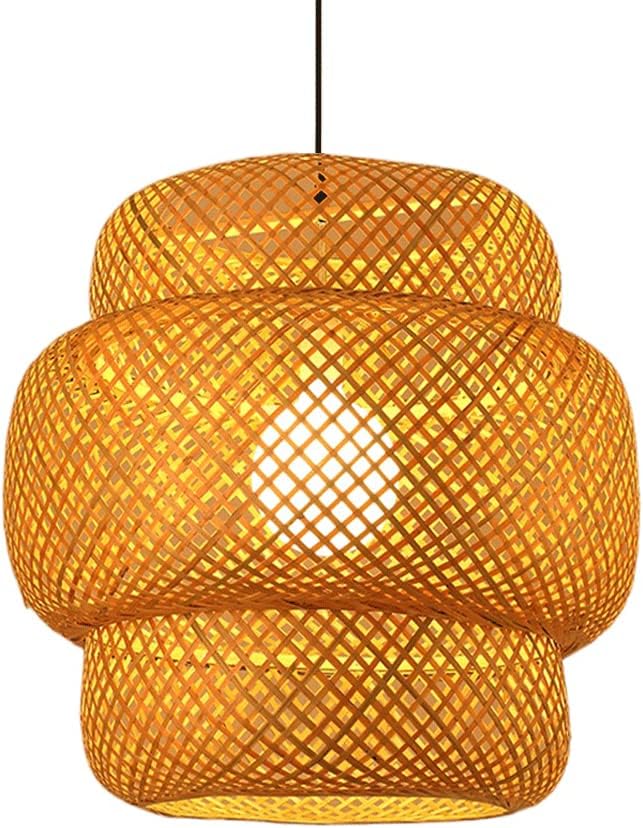 Suspension Luminaire Bambou naturel pour terrasse ou restaurant Maroc - Light Deco