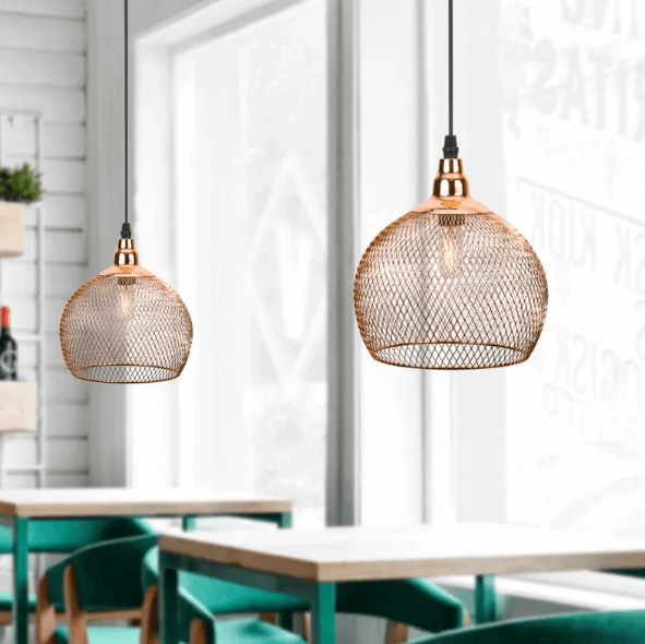 Suspension Bronze au style Industrielle en cuivre - Light Deco