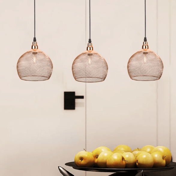 Suspension Bronze au style Industrielle en cuivre - Light Deco