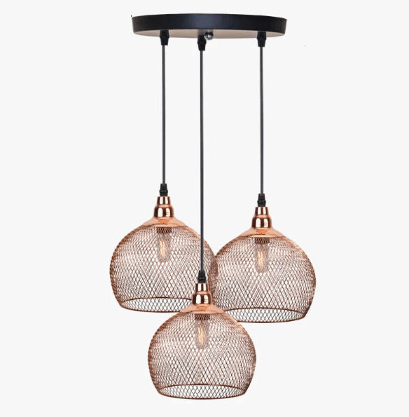 Suspension Bronze au style Industrielle en cuivre - Light Deco