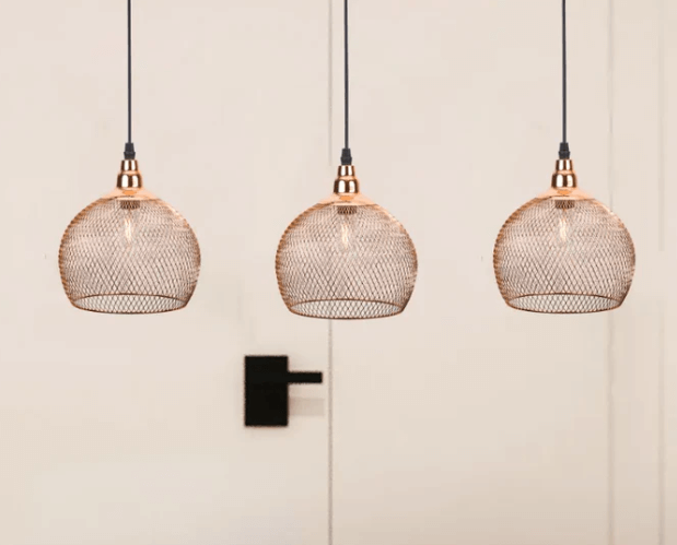 Suspension Bronze au style Industrielle en cuivre - Light Deco