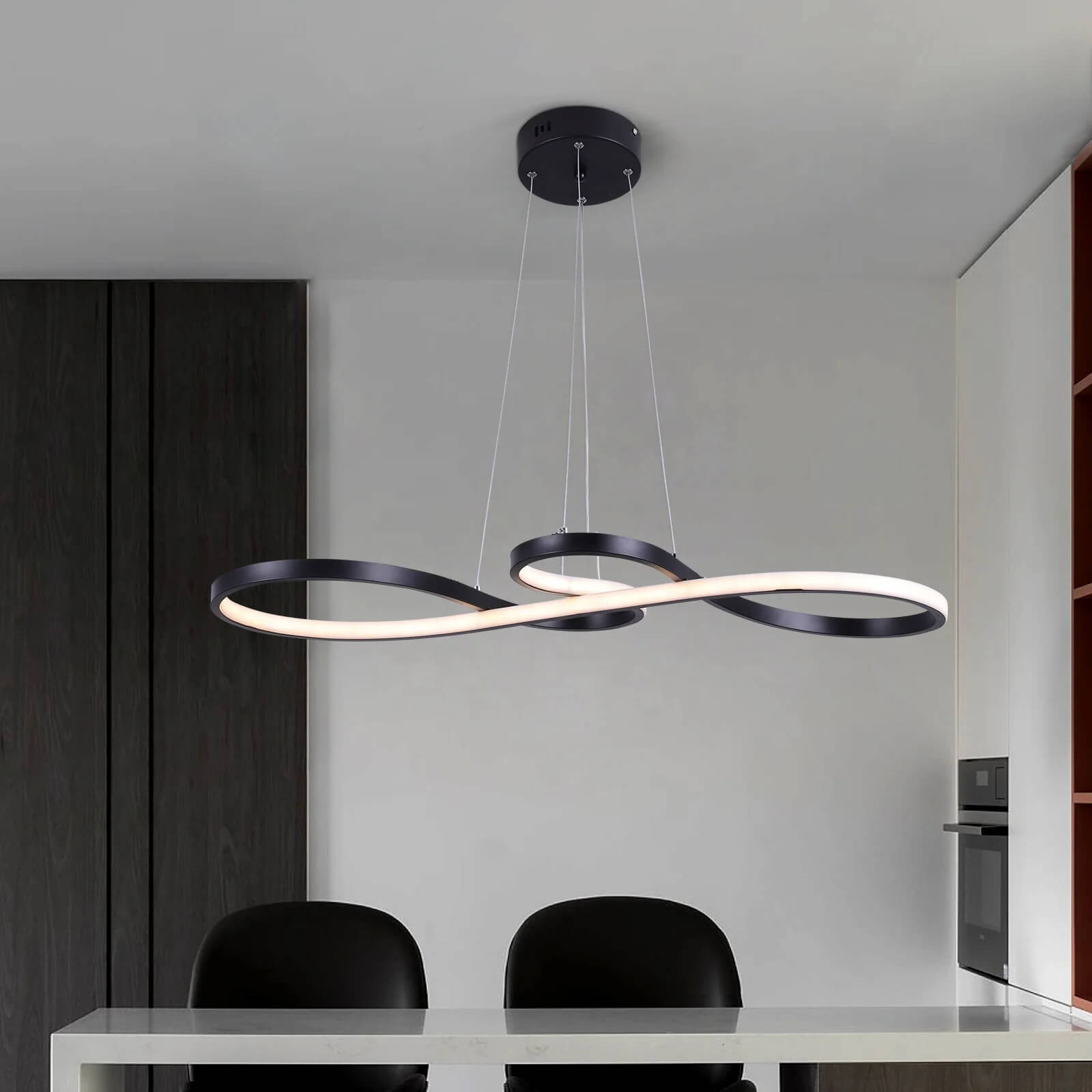 Suspension Yucca en noire - Light Deco