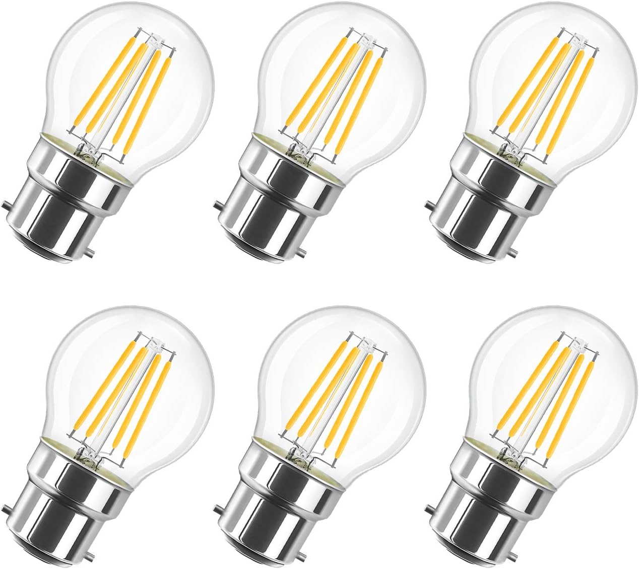 6 Ampoules Filament G45 Led 4W - Light Deco