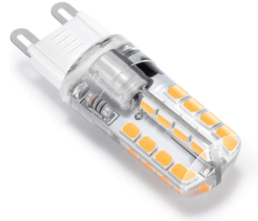 10 Ampoules LED G9 4W 3000K ( lumière jaune ) - Light Deco