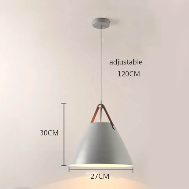 Suspension cuisine avec motif en cuire - Light Deco