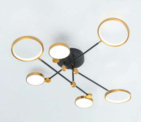 Plafonnier Doré moderne à Led pour chambre - Light Deco