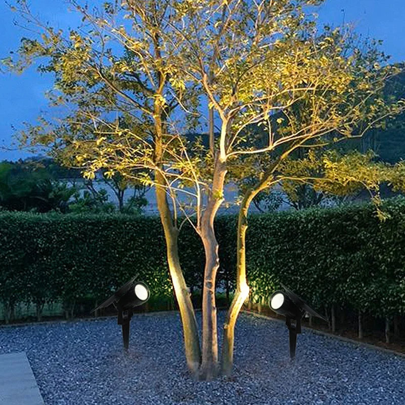 Projecteur spot à piquer solaire pour jardin - Light Deco