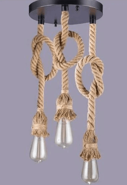 Suspension à trois cordes Vintage pour terrasse - Light Deco