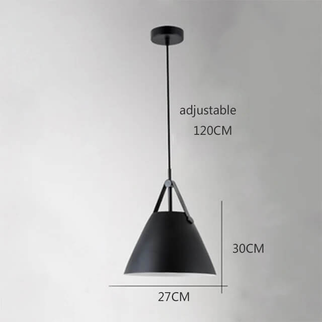 Suspension cuisine avec motif en cuire - Light Deco