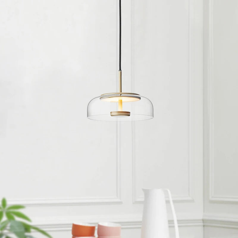 Suspension Gladious transparente pour cuisine - Light Deco