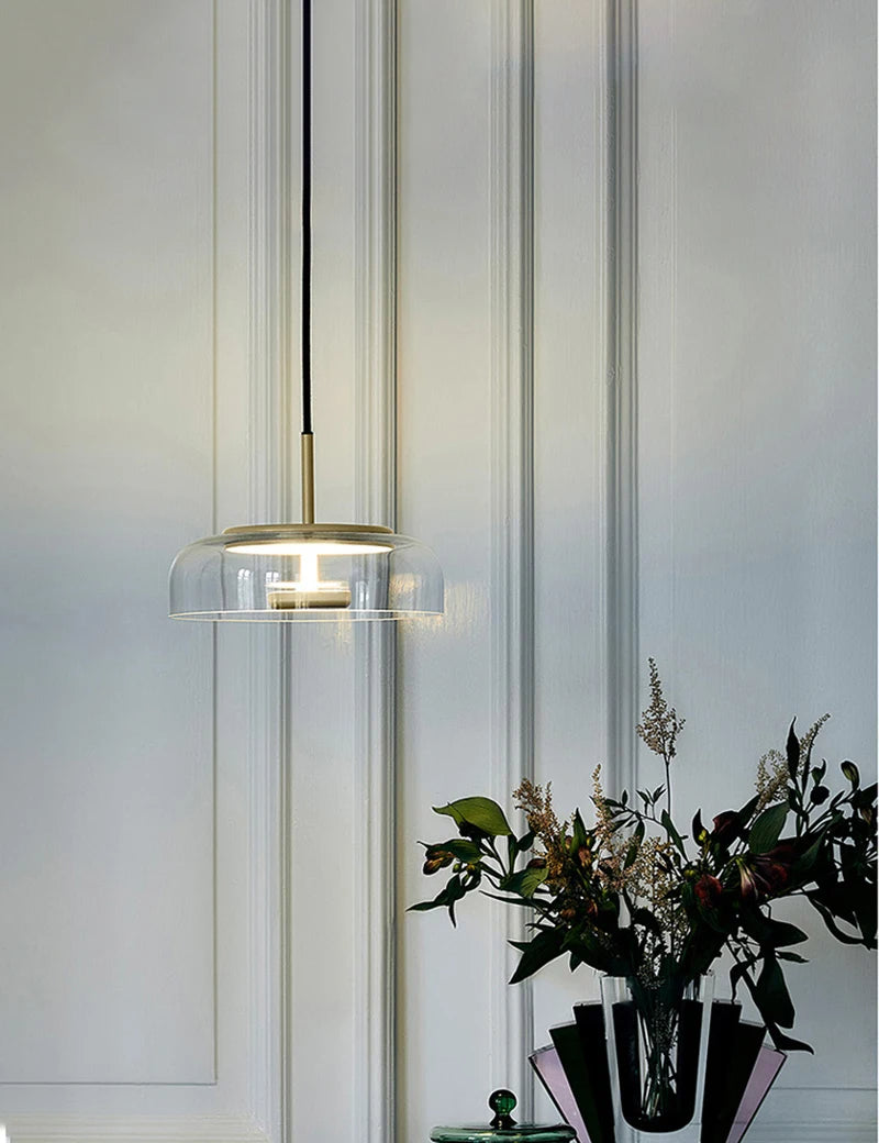 Suspension Gladious transparente pour cuisine - Light Deco