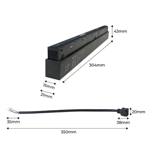 Transformateur (Driver) 100W-200W pour éclairage sur rail magnétique - Light Deco